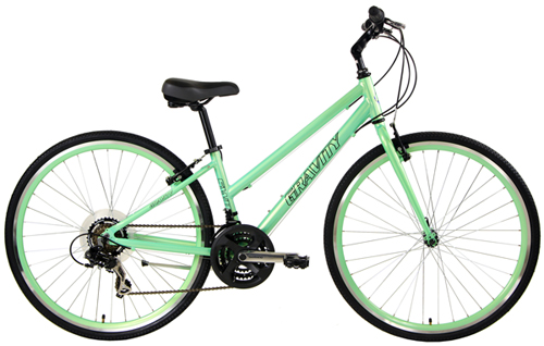 Gravity Swift21 LTD Hybrid Bicycles V Brake Super Hybrid Ladies Bikes with Custom Color Rims